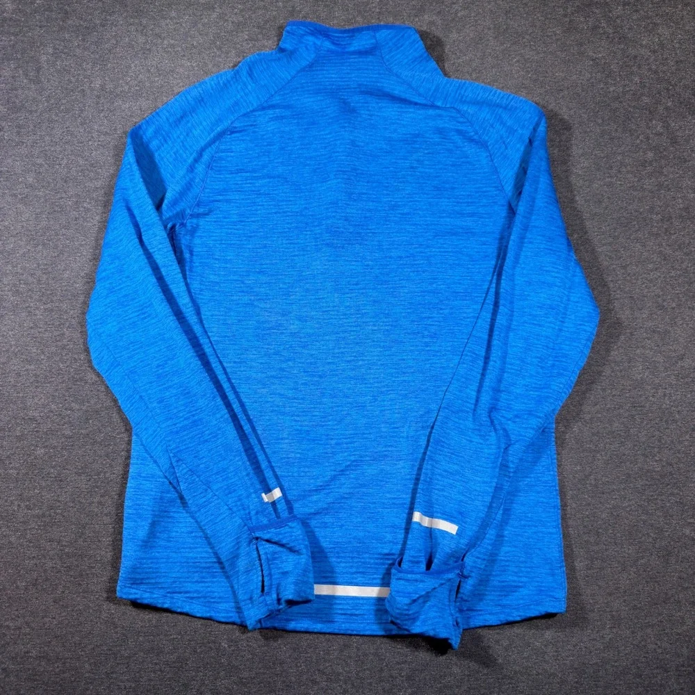 Nike Dri-Fit Therma-fit Sphere Half Zip Pullover Mens Medium Blue Running Gym